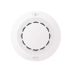 Senzor de fum wireless PNI SafeHouse HS262 compatibil cu aplicatia Tuya, alarma sonora