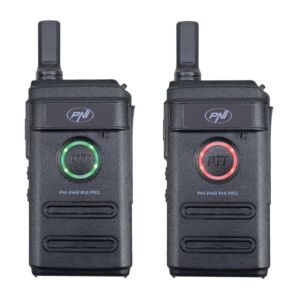 Kit 2 statii radio portabile PNI PMR R10 PRO, 446MHz, 0.5W, 16 canale programabile, 16 PMR si tonuri 50 CTCSS si 104 DCS