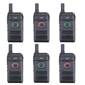 Kit 6 statii radio portabile PNI PMR R10 PRO, 446MHz, 0.5W, 16 canale programabile, 16 PMR si tonuri 50 CTCSS si 104 DCS