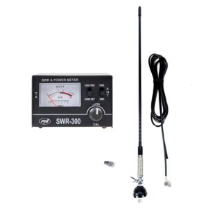 Antena CB PNI S60 si reflectometru pentru masurare SWR