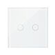 Intrerupator dublu cu touch si dimmer PNI SafeHome PD702 700w