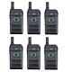 Kit 6 statii radio portabile PNI PMR R10 PRO, 446MHz, 0.5W, 16 canale programabile, 16 PMR si tonuri 50 CTCSS si 104 DCS